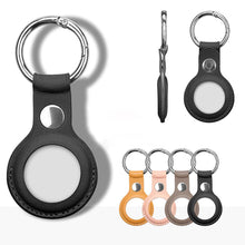 Load image into Gallery viewer, Apple AirTag Leather Protective Key Ring [2 Pack]
