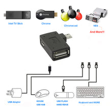 Load image into Gallery viewer, Micro USB OTG adapter_Connect to TV Stick Chromecast NES
