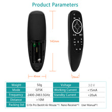 Load image into Gallery viewer, Product Parameters-G10S Pro Air Remote Mouse