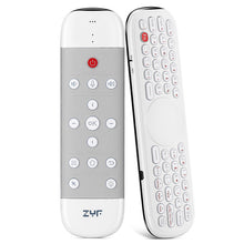 Load image into Gallery viewer, White Air Mouse Remote and wireless keyboard with ZYF logo