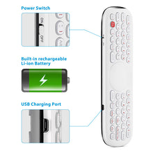 Load image into Gallery viewer, White remote control with ZYF Logo has power switch li-ion battery usb port