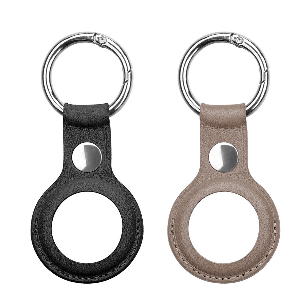 Apple AirTag Leather Protective Key Ring [2 Pack]