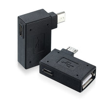 Load image into Gallery viewer, Micro USB OTG Adapter_90 degree_2 Pack_Monsterboxofficial
